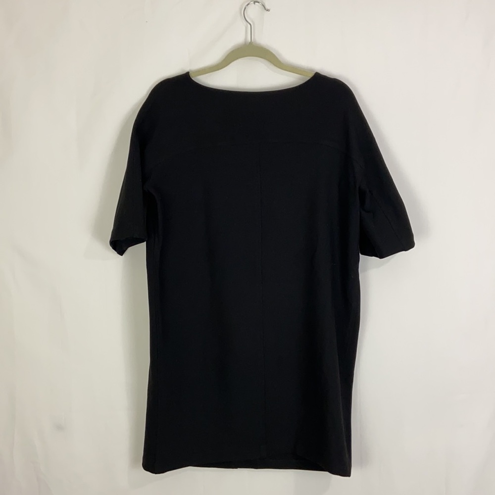 HATCH Maternity Shift Mini Short Dress Black Boat Neckline size 0 - Picture 9 of 11